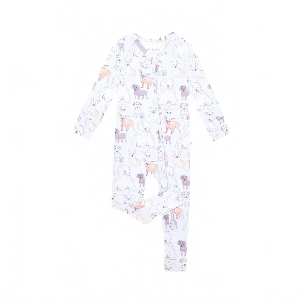 NEW POSH PEANUT kids gatsby convertible one piece sleeper in white